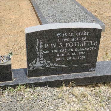POTGIETER J.A. 1900-1984 &amp; P.W.S. 1907-2002