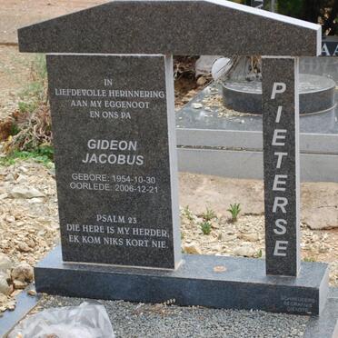 PIETERSE Gideon Jacobus 1954-2006