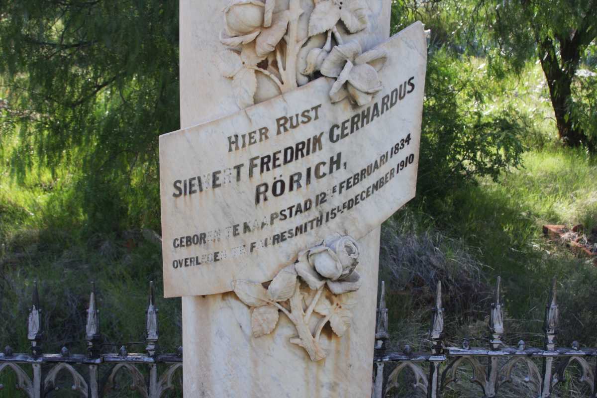 RORICH Siewert Fredrik Gerhardus 1834-1910