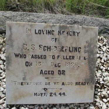 SCHICKERLING C.S.  -1928