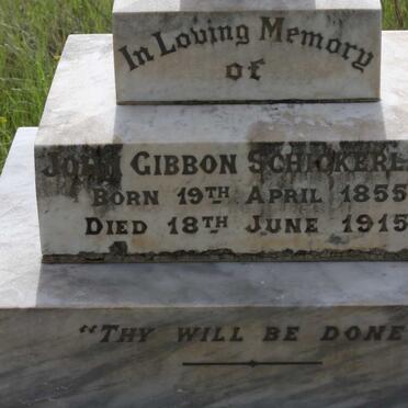 SCHICKERLING Cecilia -1914 :: SCHICKERLING John 1831-1877 :: SCHICKERLING John Gibbon 1855-1915 