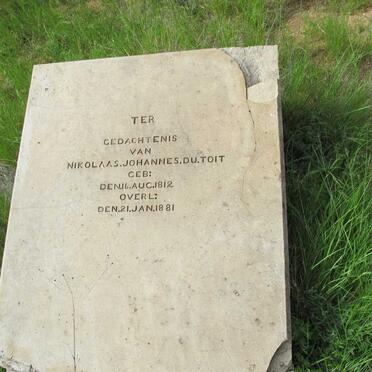 TOIT Nicolaas Johannes, du 1812-1881