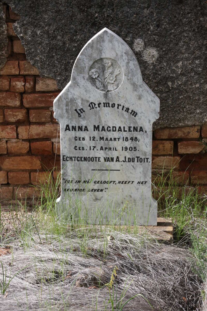 TOIT Anna Magdalena, du 1848-1905