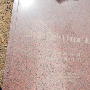 TOIT Barbara Emily, du 1924-1999