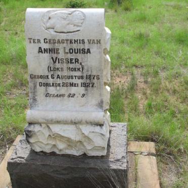 VISSER Annie Louisa 1876-1927