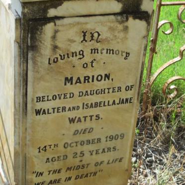WATTS Marion -1909