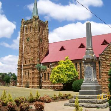 Free State, FOURIESBURG, NG Kerk, Burghermonument
