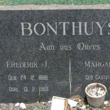 BONTHUYS Frederik J. 1888-1960 &amp; Margaretha M. CASTELYN 1891-1967