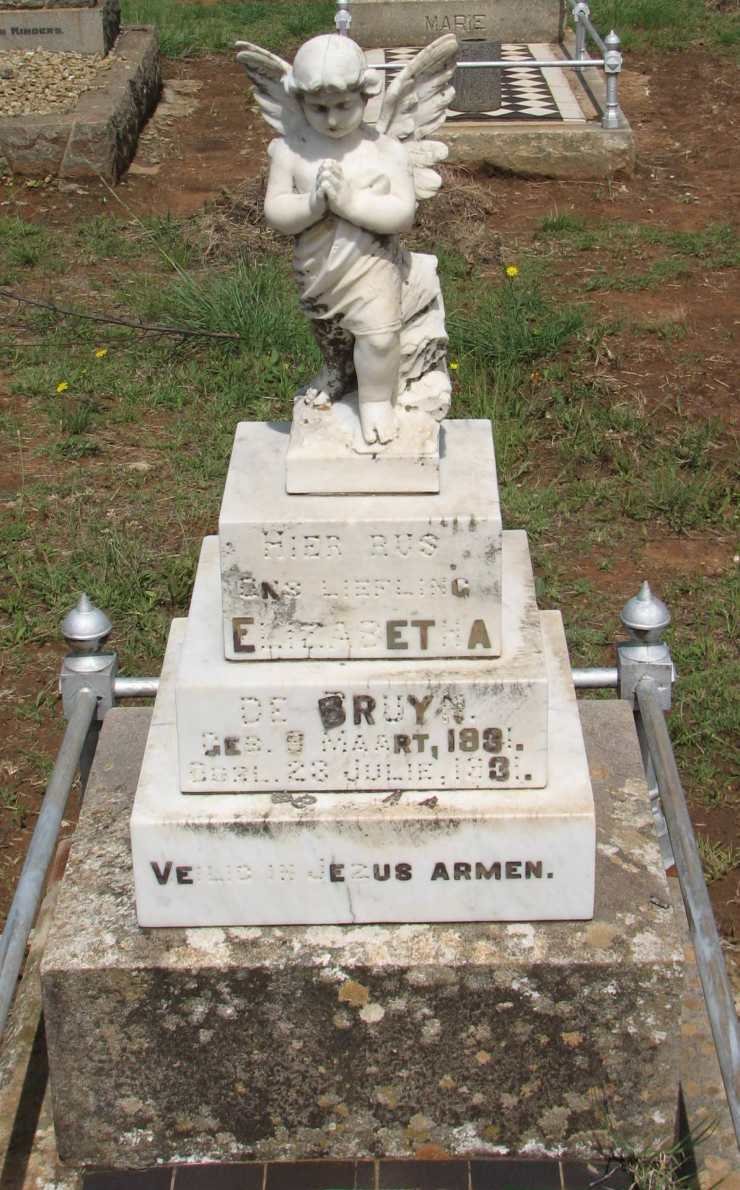 BRUYN Elizabetha, de 1831-1831