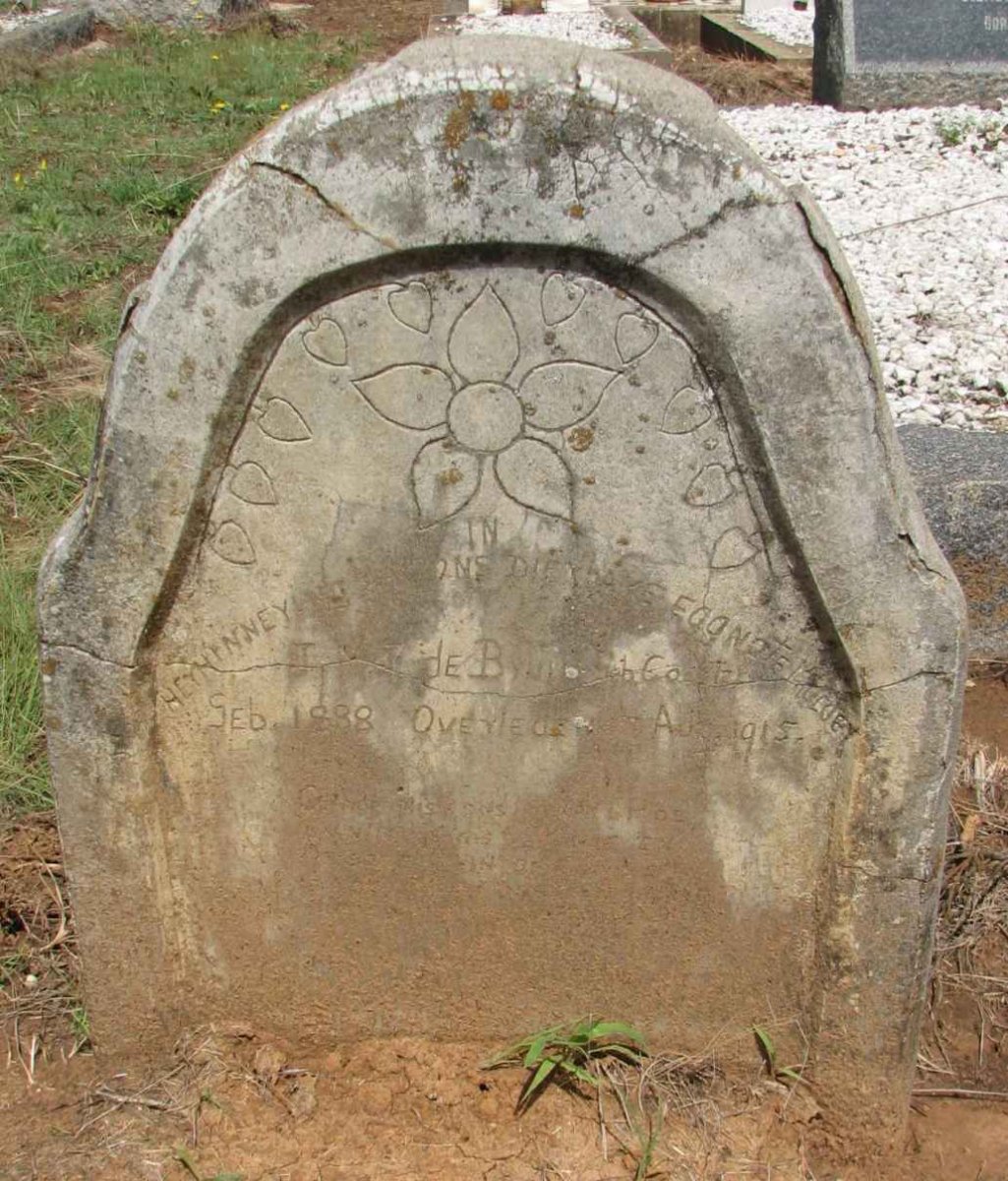 B, J. de nee COETZE 1888-1915