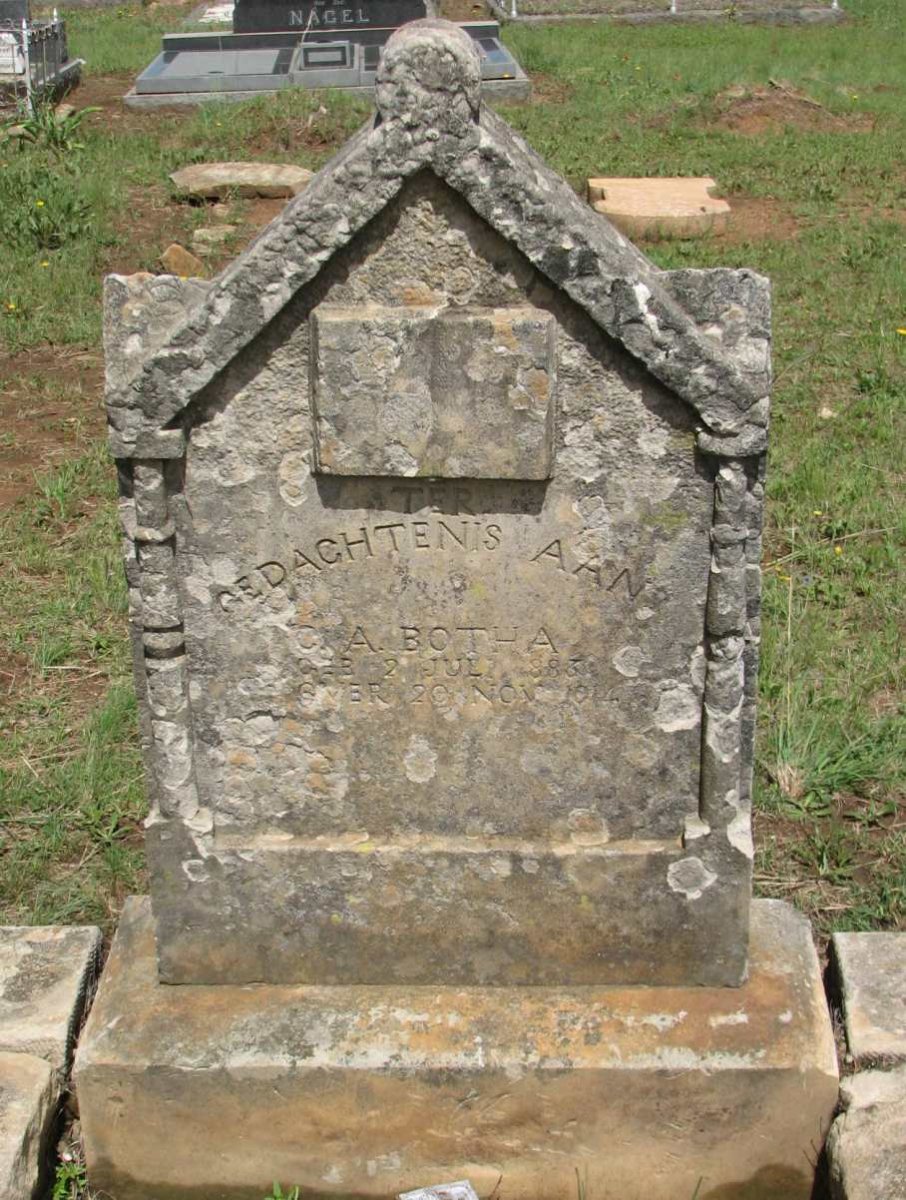 BOTHA C.A. 1854-1914