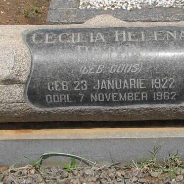 BOTHA Cecilia Helena nee GOUS 1922-1962