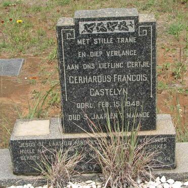 CASTELYN Gerhardus Francois -1948
