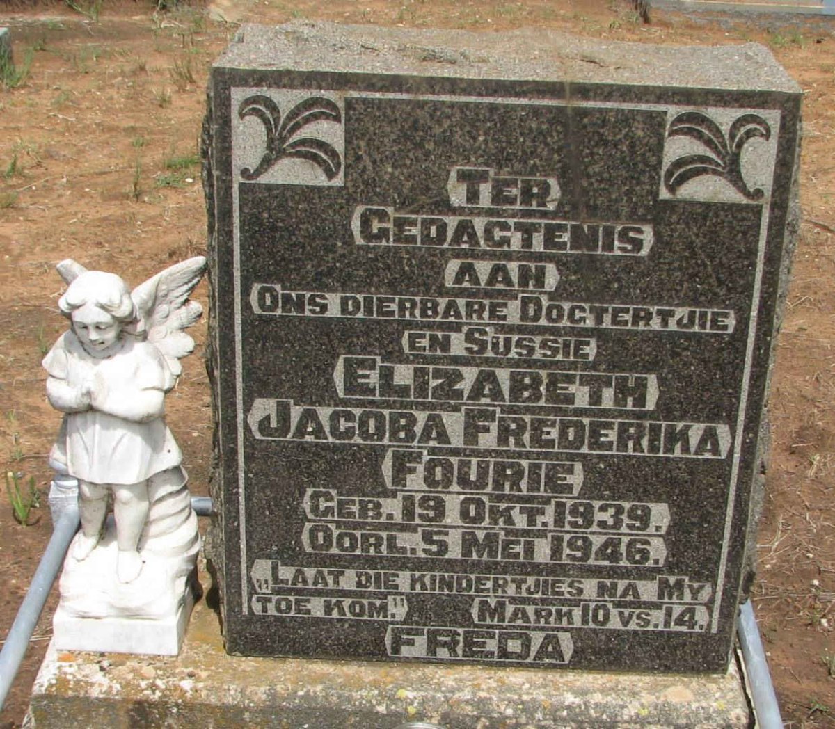FOURIE Elizabeth Jacoba Frederika 1939-1946