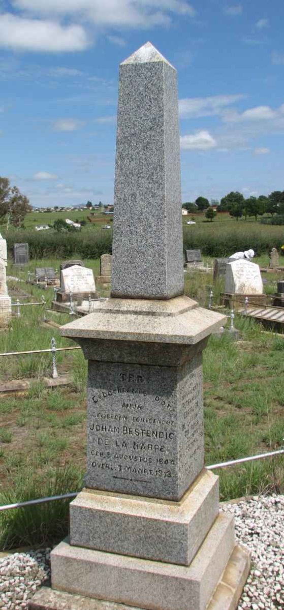 HARPE Johan Bestendig, de la 1844-1913 &amp; Petronella Gertruida MEYER 1850-1928