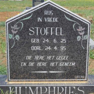 HUMPHRIES Stoffel 1925-1995