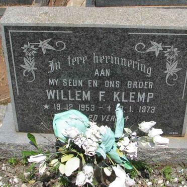 KLEMP Willem F. 1953-1973
