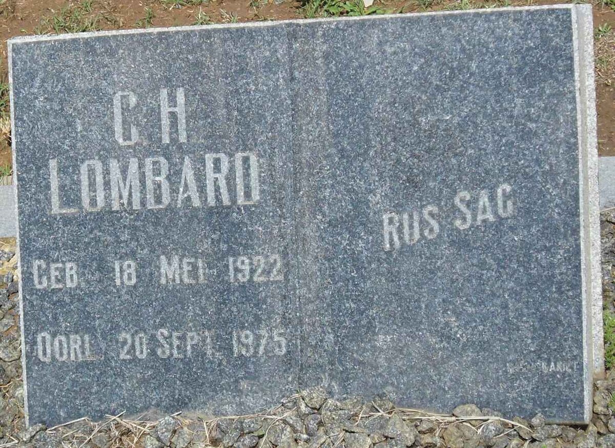 LOMBARD C.H. 1922-1975