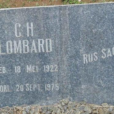 LOMBARD C.H. 1922-1975