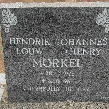MORKEL Hendrik Johannes Louw 1905-1967