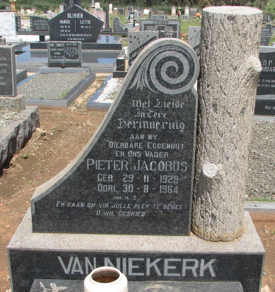 NIEKERK Pieter Jacobus, van 1929-1964