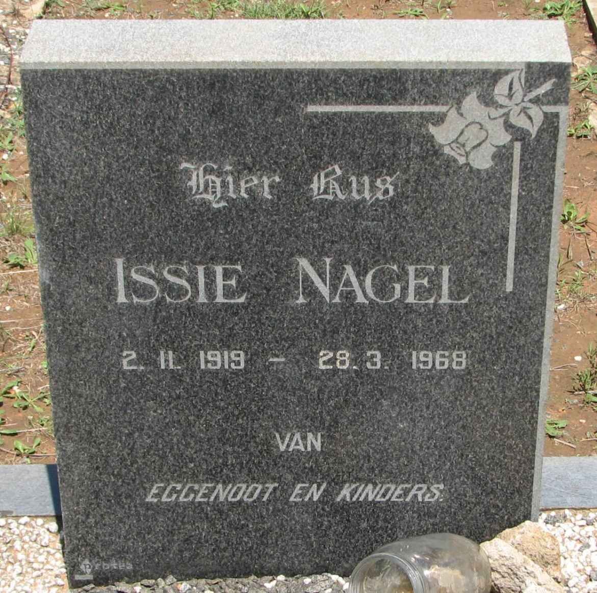 NAGEL Issie 1919-1968