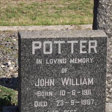 POTTER John William 1911-1967