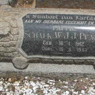 PEACH Schalk W.J.J. 1912-1957