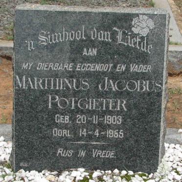 POTGIETER Marthinus Jacobus 1903-1955