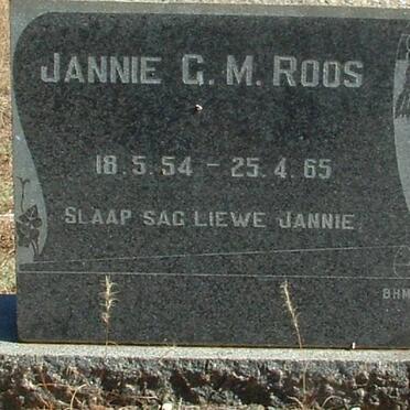 ROOS G.M. 1954-1965