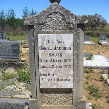 SMUTS Daniel Jacobus 1868-1930