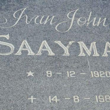 SAAYMAN Ivan John 1920-1987