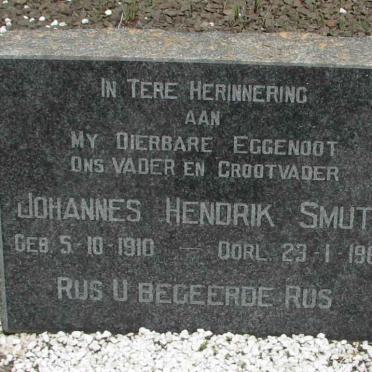SMUTS Johannes Hendrik 1910-1963