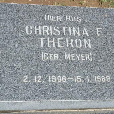 THERON Christina E. nee MEYER 1906-1988