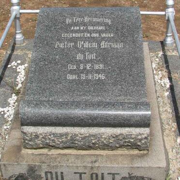 TOIT Pieter Willem Adriaan, du 1891-1946