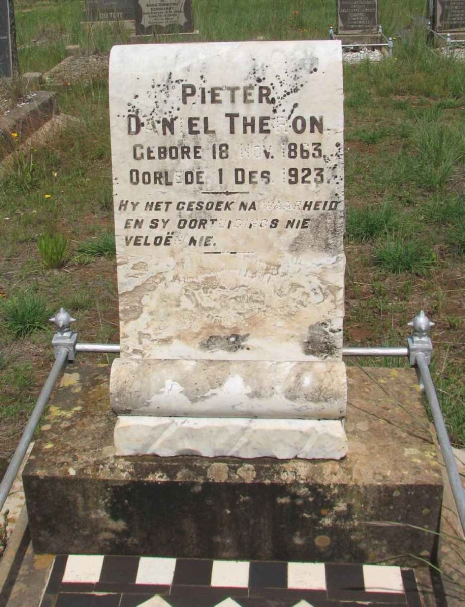 THERON Pieter Daniel 1863-1923