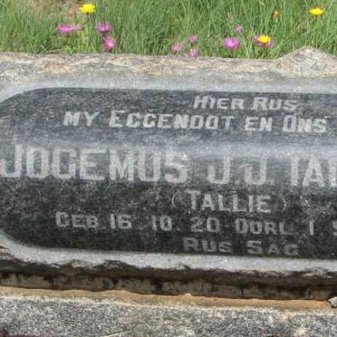 TALJAARD Jogemus J.J. 1920-1967