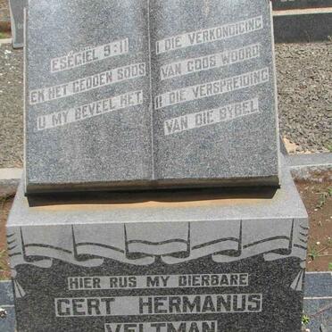VELTMAN Gert Hermanus 1879-1962