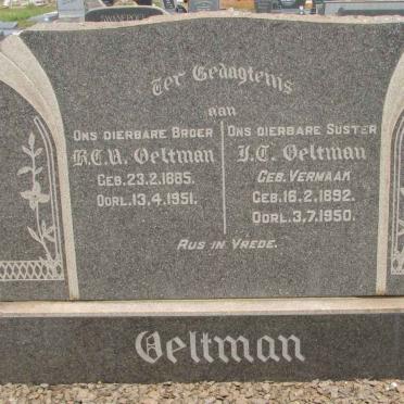 VELTMAN H.C.U. 1885-1951 &amp; J.C. VERMAAK 1892-1950