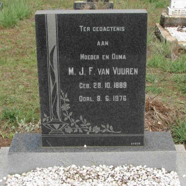 VUUREN M.J.F., van 1889-1976