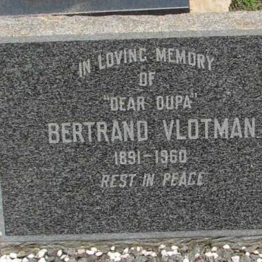 VLOTMAN Bertrand 1891-1960