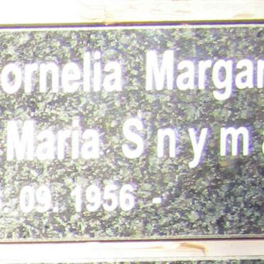 SNYMAN Cornelia Margaretha Maria 1956-