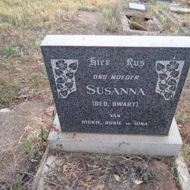 ? Susanna nee SWART