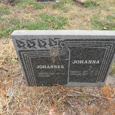 ? Johannes 1937- & Johanna 1937-2007