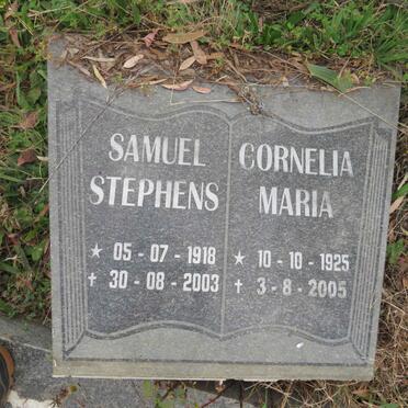 ? Samuel Stephens 1918-2003 & Cornelia Maria 1925-2005
