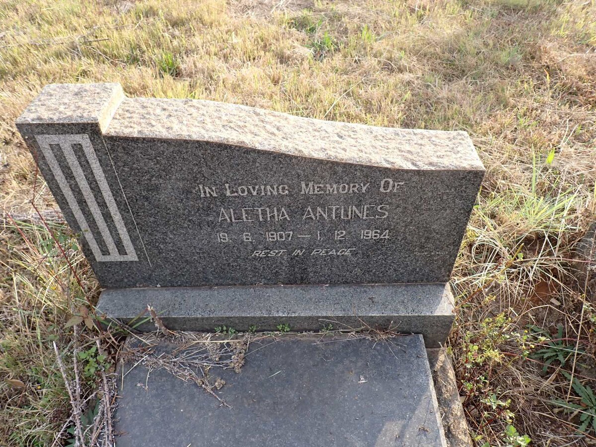 ANTUNES Aletha 1907-1964