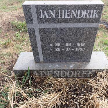 ADENDORFF Jan Hendrik 1919-1993