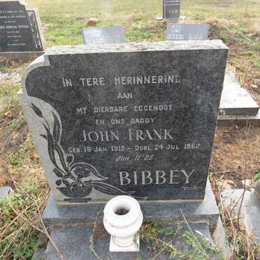 BIBBEY John Frank 1918-1962
