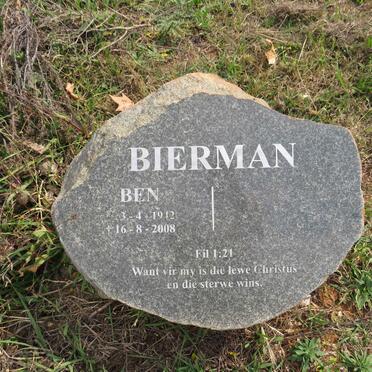 BIERMAN Ben 1942-2008