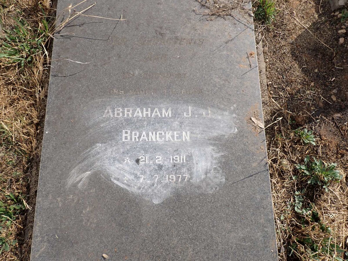 BRANCKEN Abraham J.J. 1911-1977